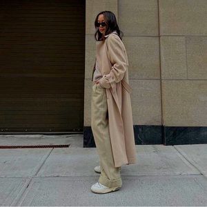 Beige Oak and Fort Trench Coat